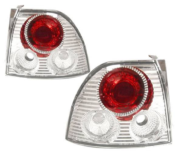 4 Car Option - Honda Accord 4 Car Option Altezza Taillights - V3 - Chrome - LT-HA94A2-YD