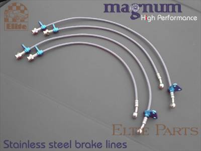 Custom - BMW 328i Coupe Stainless Steel Brake Lines