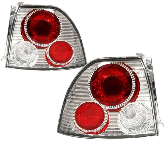 4 Car Option - Honda Accord 4 Car Option Altezza Taillights - V3 - Chrome - LT-HA94R2-YD