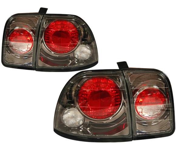 4 Car Option - Honda Accord 4 Car Option Altezza Taillights - Gunmetal - LT-HA96G3-YD