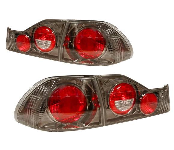 4 Car Option - Honda Accord 4DR 4 Car Option Altezza Taillights - Gunmetal - LT-HA984G-YD