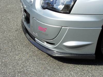 Chargespeed - Subaru Impreza Chargespeed Peanut Eye Latter Bottom Line Type-1 Front Lip