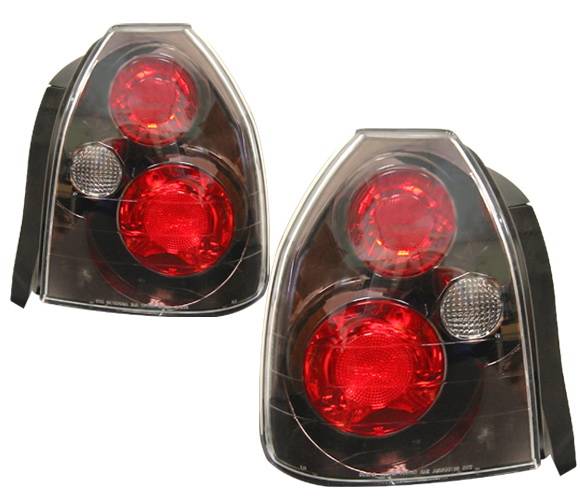 4 Car Option - Honda Civic HB 4 Car Option Altezza Taillights - Gunmetal - LT-HC963G-YD