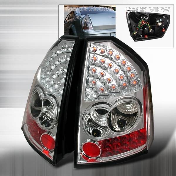 Custom Disco - Chrysler 300 Custom Disco Chrome LED Taillights - LT-300C05CLED