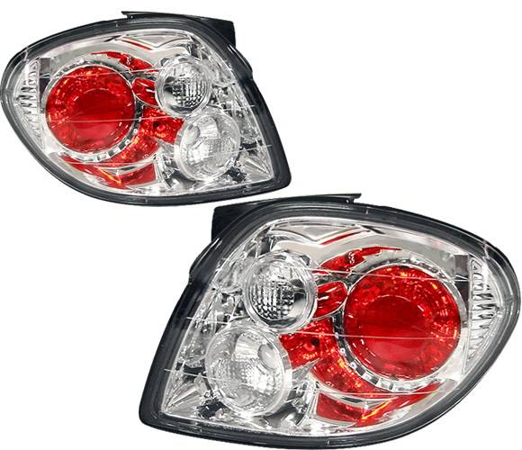 4 Car Option - Hyundai Tiburon 4 Car Option Altezza Taillights - Chrome - LT-HYTI00A-YD
