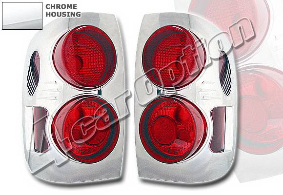 4 Car Option - Infiniti QX-4 4 Car Option Altezza Taillights - Chrome - LT-IQX401A-KS