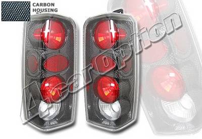 4 Car Option - Jeep Cherokee 4 Car Option Altezza Taillights - Carbon Fiber Style - LT-JCK97F-KS