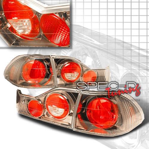 Custom Disco - Honda Accord 4DR Custom Disco Gunmetal Taillights - LT-ACD984G-YD