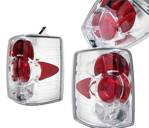 4 Car Option - Jeep Grand Cherokee 4 Car Option Altezza Taillights - Chrome - LT-JGC93A-YD