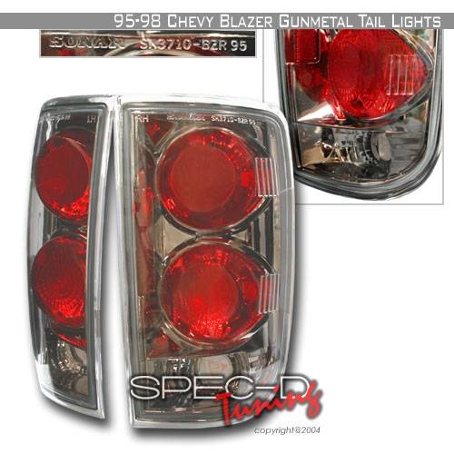 Custom Disco - Chevrolet Blazer Custom Disco Gun Metal Taillights - LT-BLZ95G-YD