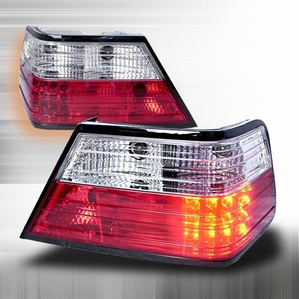 Custom Disco - Mercedes-Benz E Class Custom Disco Red LED Taillights - LT-BW12486RLED