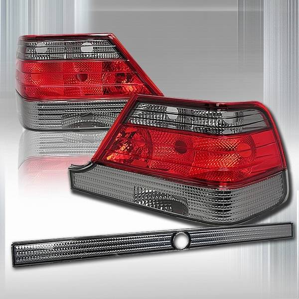 Custom Disco - Mercedes-Benz S Class Custom Disco Smoke Euro Taillights - LT-BW14094G