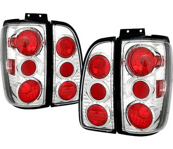 4 Car Option - Lincoln Navigator 4 Car Option Altezza Taillights - Chrome - LT-LN01A-KS