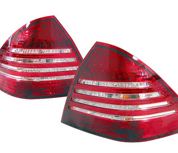 4 Car Option - Mercedes-Benz C Class 4 Car Option LED Taillights - LT-MBZC01LED-KS