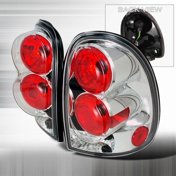 Custom Disco - Dodge Caravan Custom Disco Chrome Taillights - LT-CAR96-YD