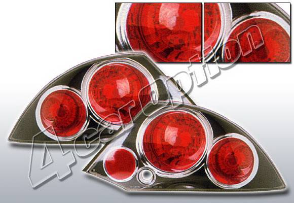 4 Car Option - Mitsubishi Eclipse 4 Car Option Altezza Taillights - Black - LT-ME00B-KS