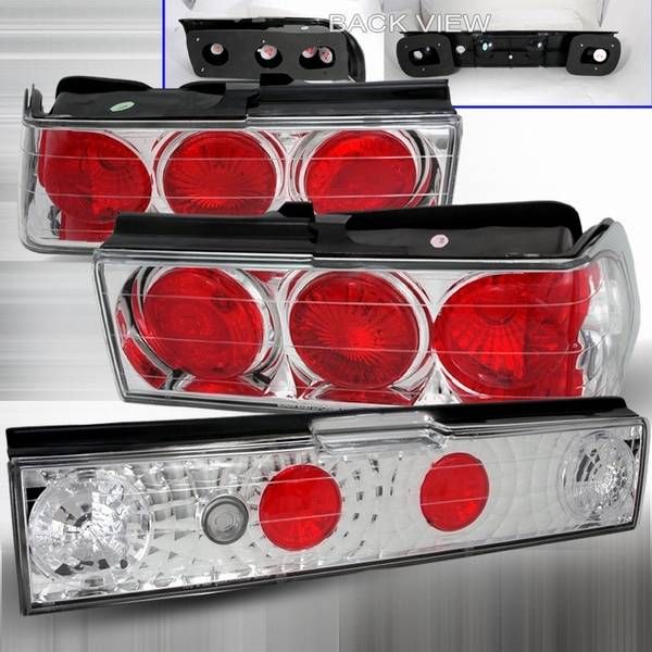 Custom Disco - Honda Civic Custom Disco Chrome Taillights - 3PC - LT-CV883-YD
