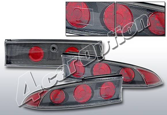 4 Car Option - Mitsubishi Eclipse 4 Car Option Altezza Taillights - V2 - Carbon Fiber Style - LT-ME953F3-KS