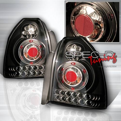 Custom Disco - Honda Civic Custom Disco Black LED Taillights - LT-CV963JMLED