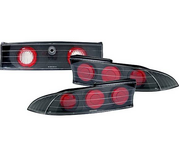 4 Car Option - Mitsubishi Eclipse 4 Car Option Altezza Taillights - Black - LT-ME95JB-YD
