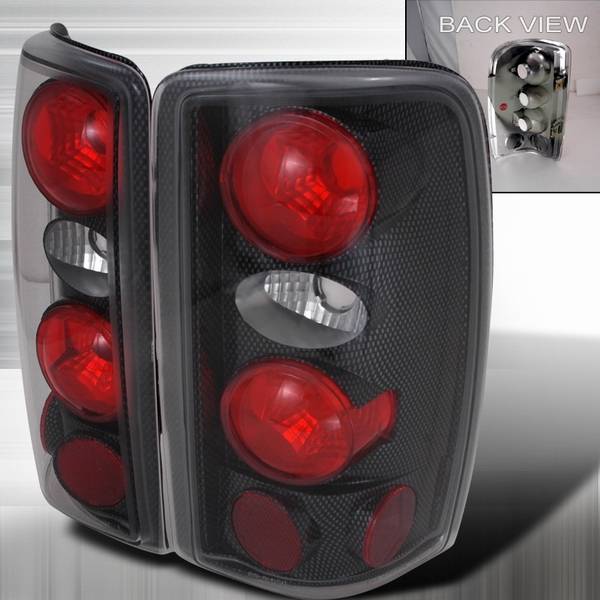 Custom Disco - GMC Denali Custom Disco Carbon Altezza Taillights - LT-DEN00CF-KS
