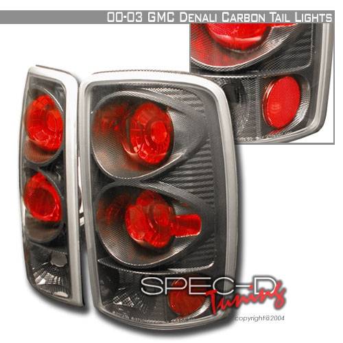 Custom Disco - GMC Denali Custom Disco Carbon Fiber Taillights - LT-DEN00CF-YD