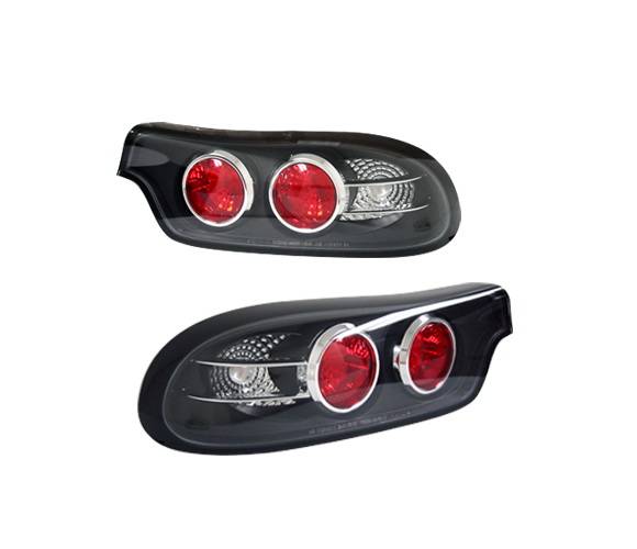 4 Car Option - Mazda RX-7 4 Car Option Altezza Taillights - Black - 3PC - LT-MRX7JB-YD