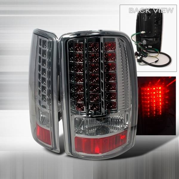 Custom Disco - GMC Denali Custom Disco Chrome LED Taillights - LT-DEN00GLED
