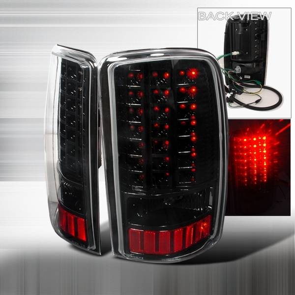 Custom Disco - GMC Denali Custom Disco Black LED Taillights - LT-DEN00JMLED