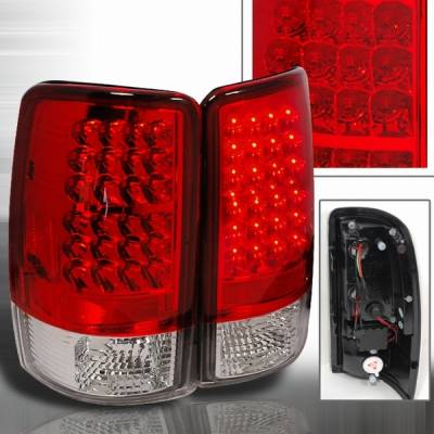Custom Disco - GMC Denali Custom Disco Red LED Taillights - LT-DEN00RLED-YD