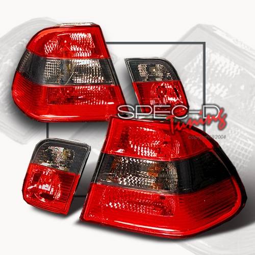 Custom Disco - BMW 3 Series Custom Disco Smoke Taillights - LT-E46994G-TM