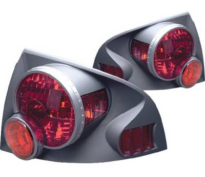 4 Car Option - Nissan Sentra 4 Car Option 3D Style Taillights - Titanium - LT-NS00DT-9