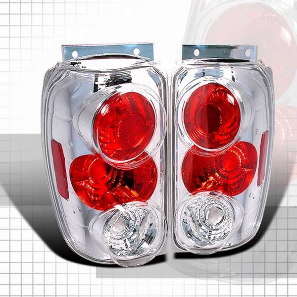 Custom Disco - Ford Explorer Custom Disco Chrome Taillights - LT-EPOR95-YD