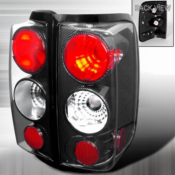 Custom Disco - Ford F150 Custom Disco Carbon Fiber Altezza Taillights - LT-F15004CF-YD