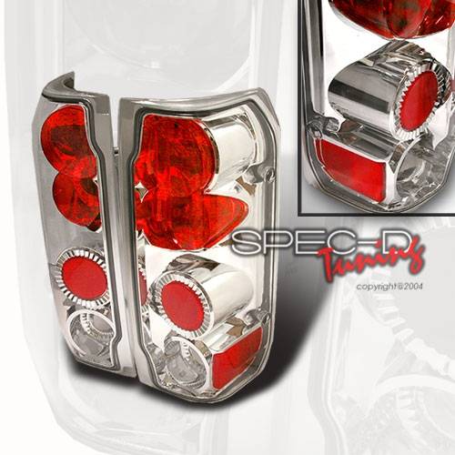 Custom Disco - Ford F150 Custom Disco Chrome Taillights - LT-F15089-YD