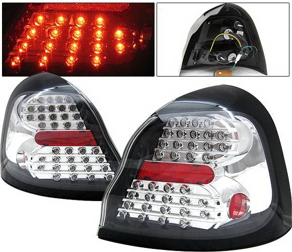 4 Car Option - Pontiac Grand Prix 4 Car Option LED Taillights - Clear - LT-PGP04LEDC-KS