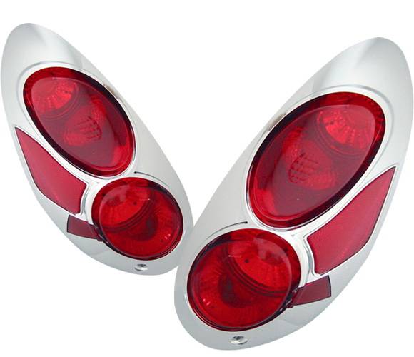4 Car Option - Chrysler PT Cruiser 4 Car Option Euro Taillights - Chrome - LT-PTC01CA-KS