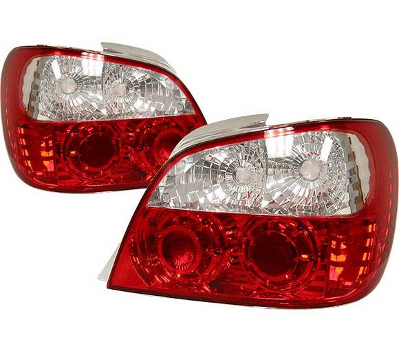 4 Car Option - Subaru WRX 4 Car Option Altezza Taillights - Jag Type - Red - LT-SW02J-YD