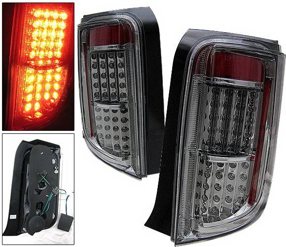 4 Car Option - Scion xB 4 Car Option LED Taillights - Smoke - LT-SXB03LEDSM-KS