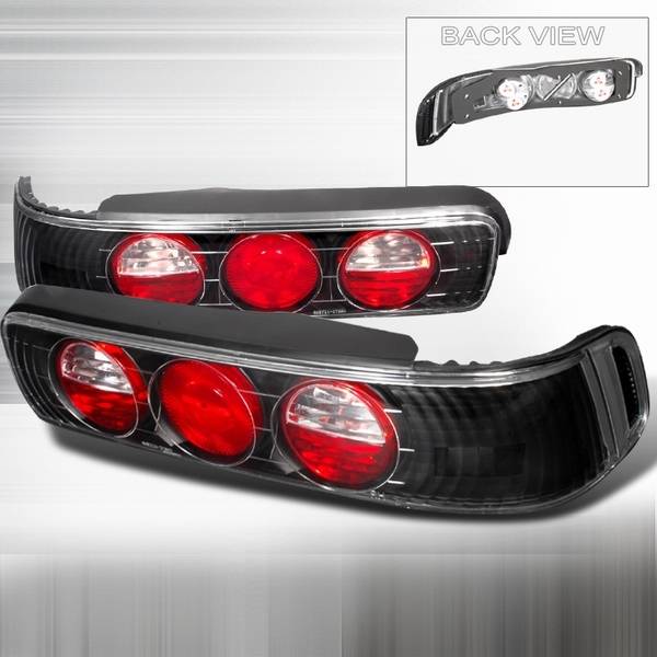 Custom Disco - Acura Integra 2DR Custom Disco Black Taillights - LT-INT902JM-YD