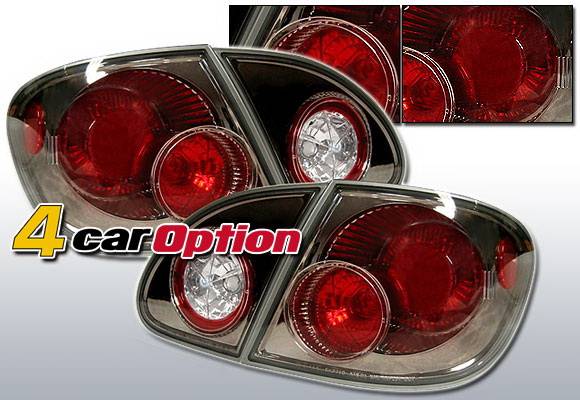 4 Car Option - Toyota Corolla 4 Car Option Altezza Taillights - Gunmetal - LT-TCL03G-YD