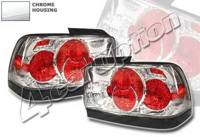 4 Car Option - Toyota Corolla 4 Car Option Altezza Taillights - Chrome - Side - 2PC - LT-TCL93A-YD