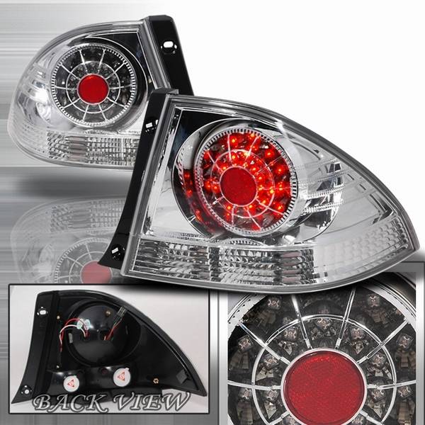 Custom Disco - Lexus IS Custom Disco Chrome LED Taillights - LT-IS30000CLED