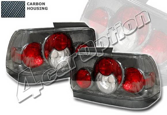 4 Car Option - Toyota Corolla 4 Car Option Altezza Taillights - Carbon Fiber Style - Side - 2PC - LT-TCL93F-YD