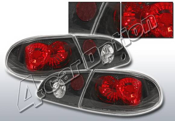 4 Car Option - Toyota Corolla 4 Car Option Altezza Taillights - Black - LT-TCL98B-KS