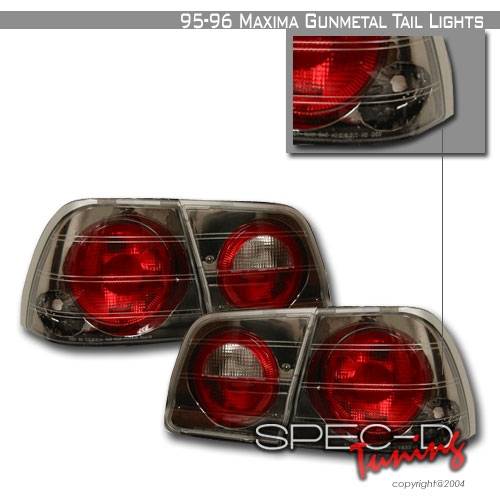 Custom Disco - Nissan Maxima Custom Disco Gunmetal Taillights - LT-MAX95G-YD