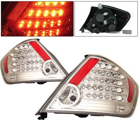 4 Car Option - Scion tC 4 Car Option LED Taillights - Clear - LT-TSTC04LEDC-KS