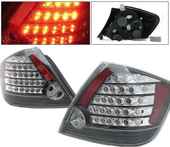 4 Car Option - Scion tC 4 Car Option LED Taillights - Black - LT-TSTC04LEDJB-KS