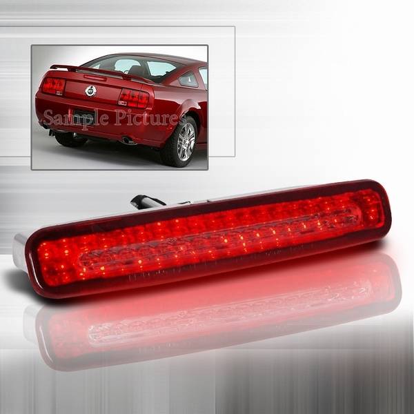 Custom Disco - Ford Mustang Custom Disco Red LED 3rd Brake Taillights - LT-MUS05RBRLED