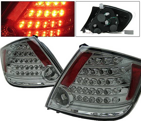4 Car Option - Scion tC 4 Car Option LED Taillights - Smoke - LT-TSTC04LEDSM-KS